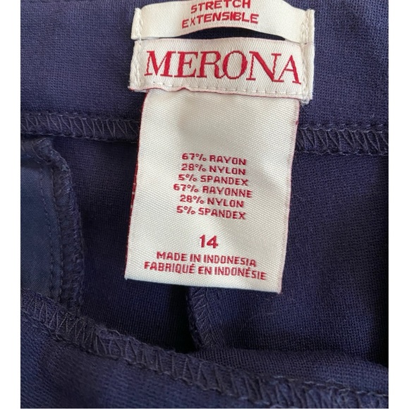 Ladies stretchy pants sz 14 GUC - Picture 4 of 5